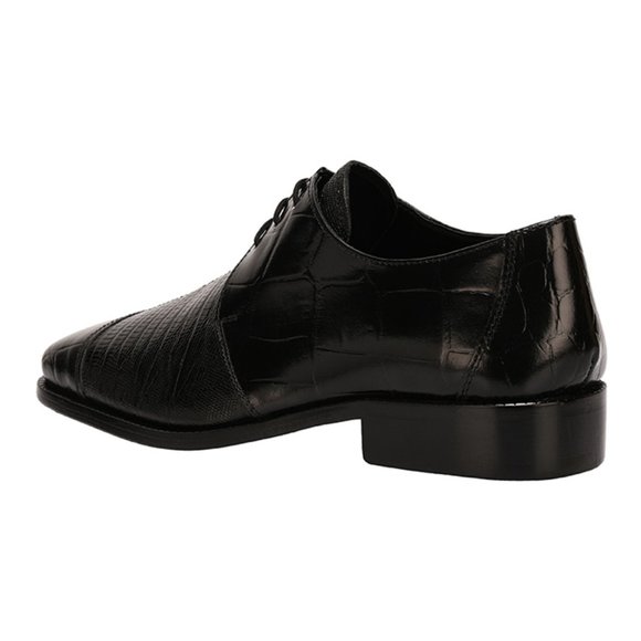 LIBERTYZENO Men's Black Lace-Up Shoes - Picture 5 of 5